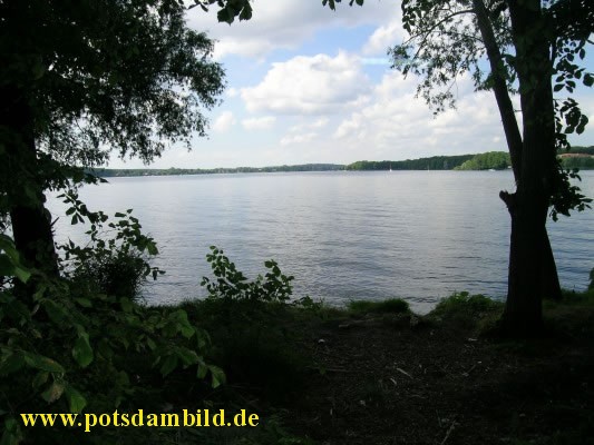 Badebucht mit Blick nach Caputh