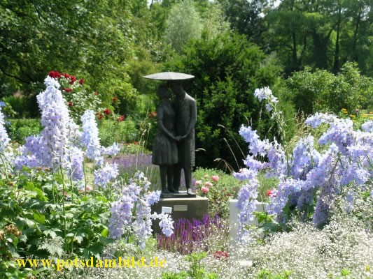 Skulptur Liebespaar