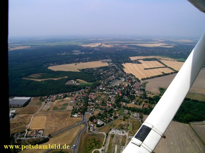 Hier ein Blick nach Dahlewitz (Blankenfelde - Mahlow)