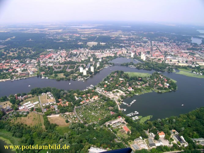 Hermannswerder, Potsdam West und das Zentrum 