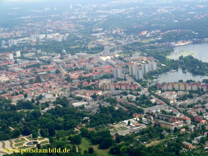 Blick ber das Zentrum von Potsdam