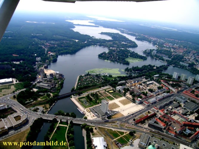 Blick Richtung Hermannswerder nach Sden