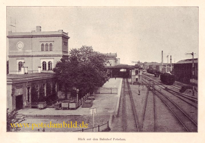 Geschichte Potsdams - Bahnhof Potsdam