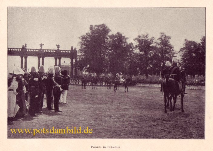 Geschichte Potsdams - Parade in Potsdam