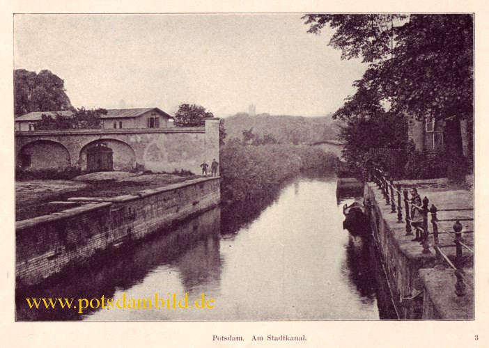 Vom Bahnhof zur Stadt Potsdam - Am Stadtkanal