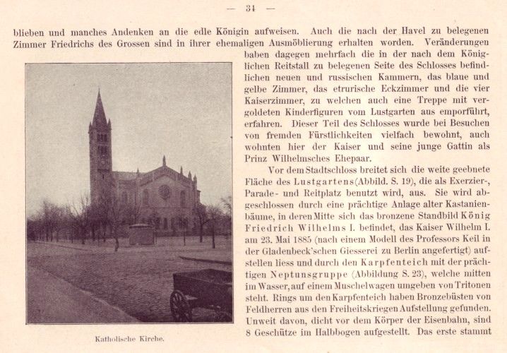 Stadtschloss und Lustgarten - Katholische Kirche