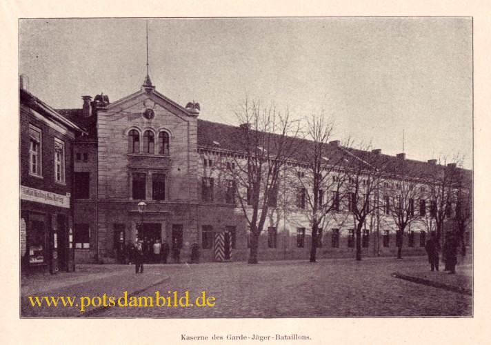 Die Altstadt Potsdams - Kaserne des Garde Jger Bataillons