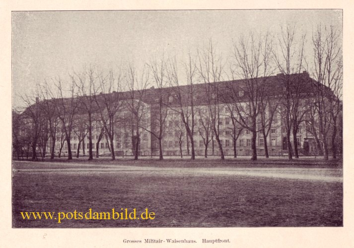 Die Neustadt Potsdam - Grosses Milittwaisenhaus Hauptfront