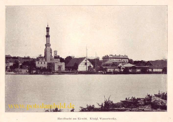 Die Neustadt Potsdam - Havelbucht am Kiwitt  knigliche Wasserwerke 