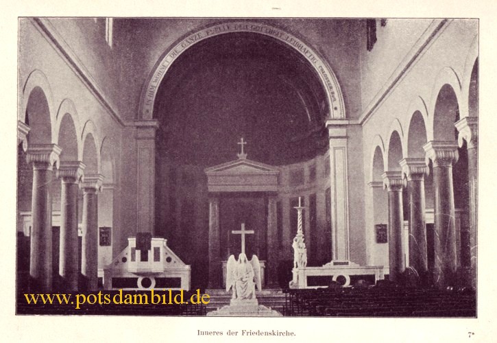 Die Brandenburger Vorstadt Potsdams - Inneres der Friedenskirche