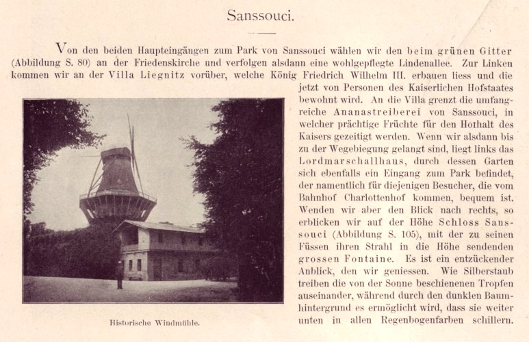 Sanssouci - Historische Windmhle