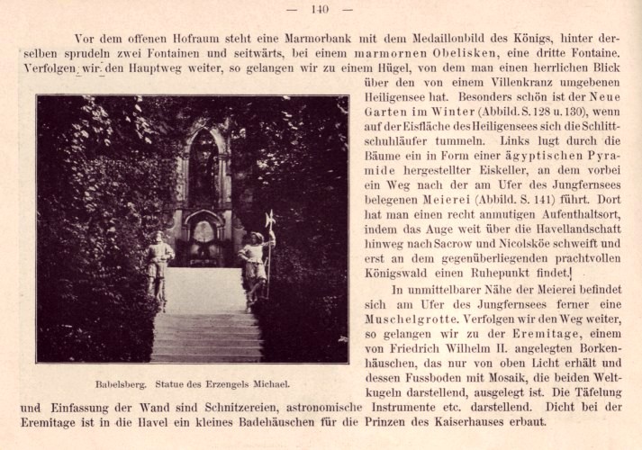 Der Neue Garten - Babelsberg Statue des Erzengels Michael