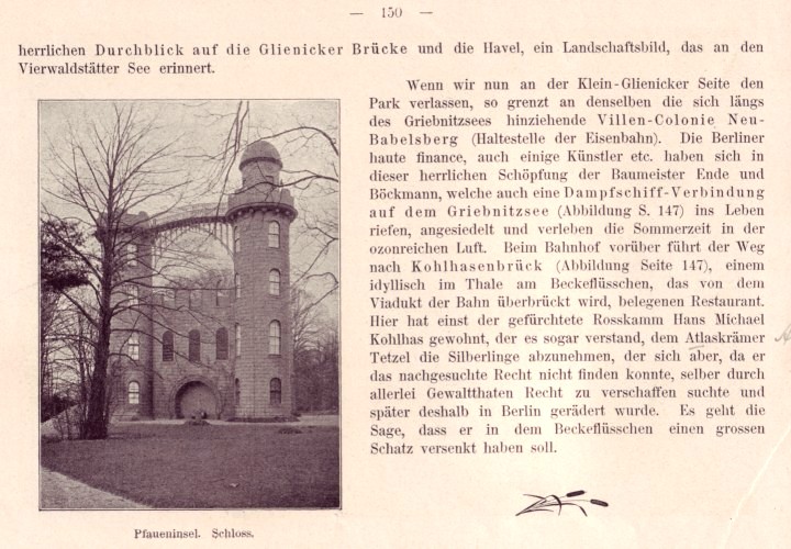 Park und Schloss Babelsberg - Pfaueninsel Schloss