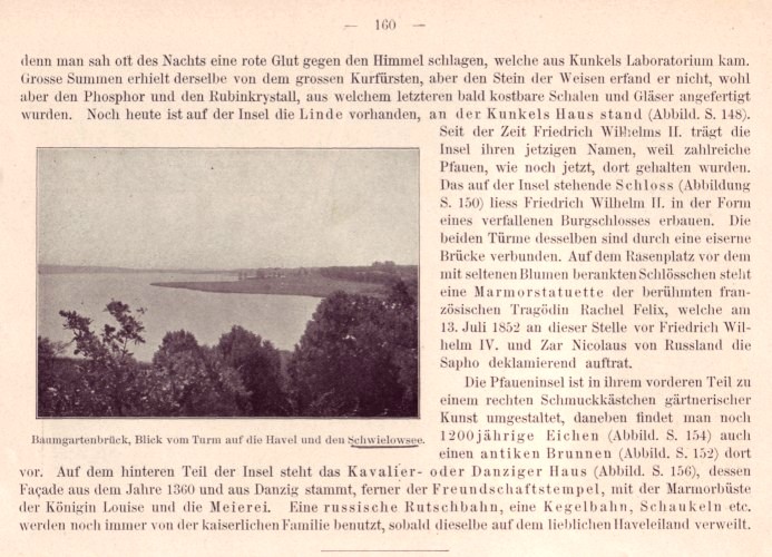 Sacrow, Moorlake, Nicolsköe, Pfaueninsel - Baugartenbrück