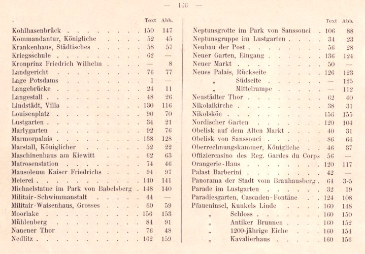 Grsse aus Potsdam - Inhaltsverzeichnis Seite 3