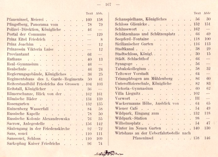 Grsse aus Potsdam - Inhaltsverzeichnis Seite 4